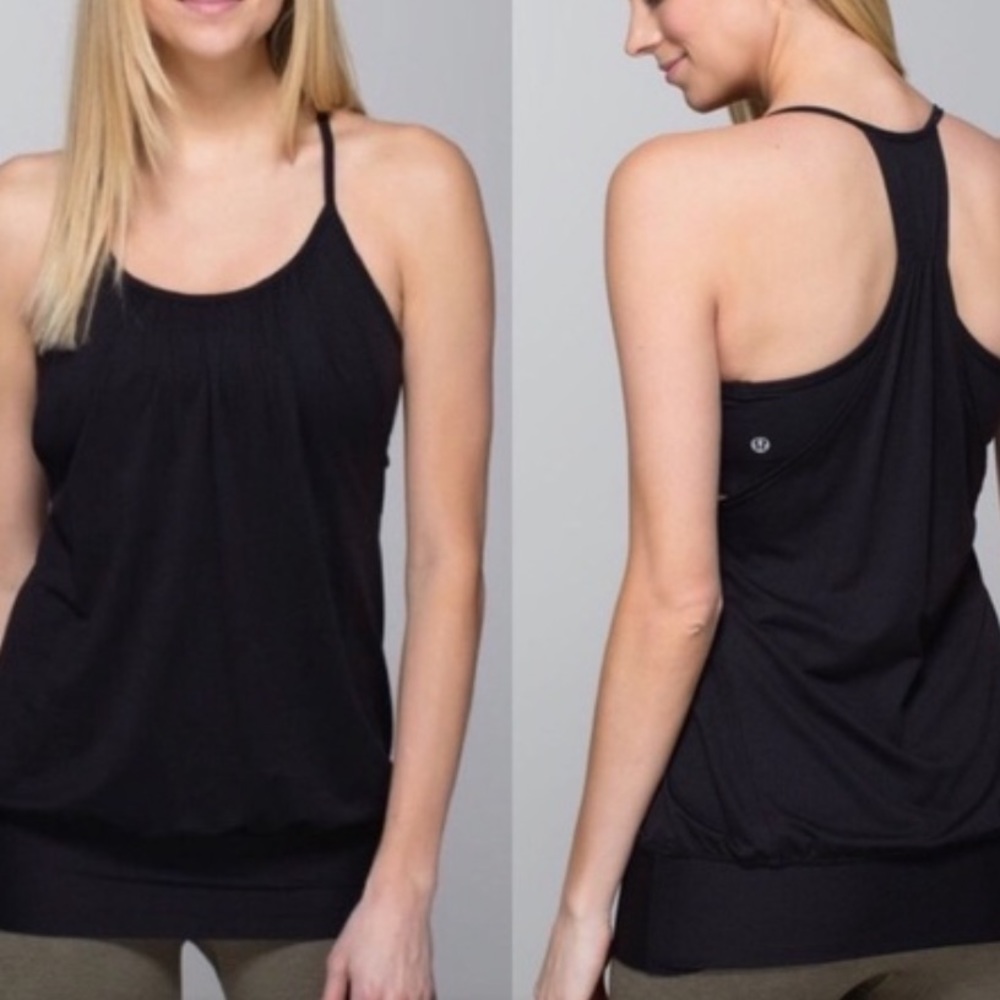 Lululemon black work our tank